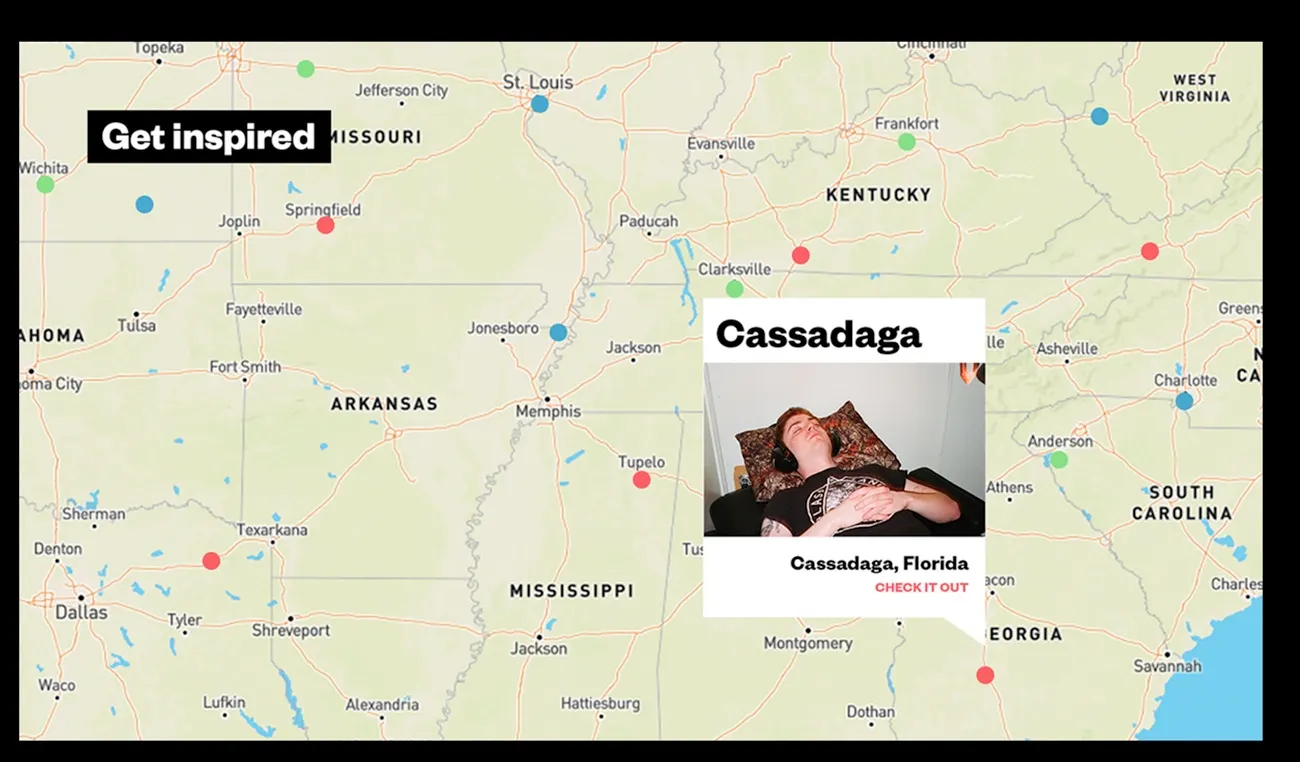 Go America Cassadaga page