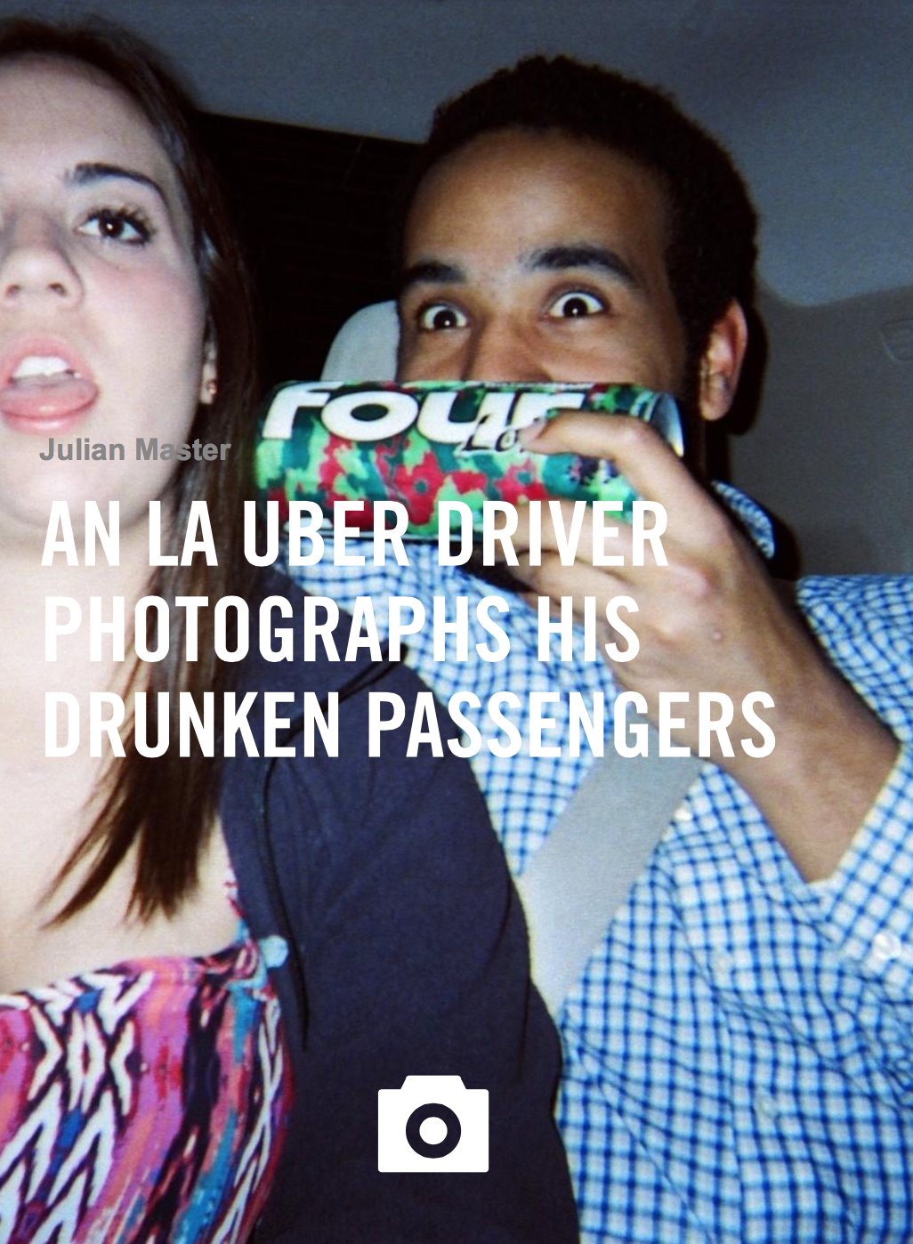 An LA Uber Driver Photographs His Drunken Passengers