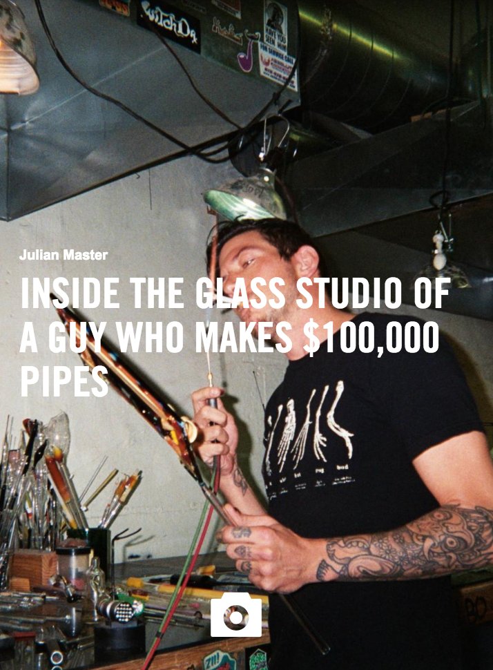 Marijuana Glass Blower Jop Glass
